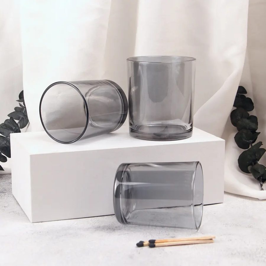 Luxury 200ml custom candle vessels for DIY candle making candle glass jar with lids - Image 7