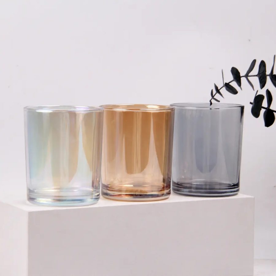 Luxury 200ml custom candle vessels for DIY candle making candle glass jar with lids - Image 3