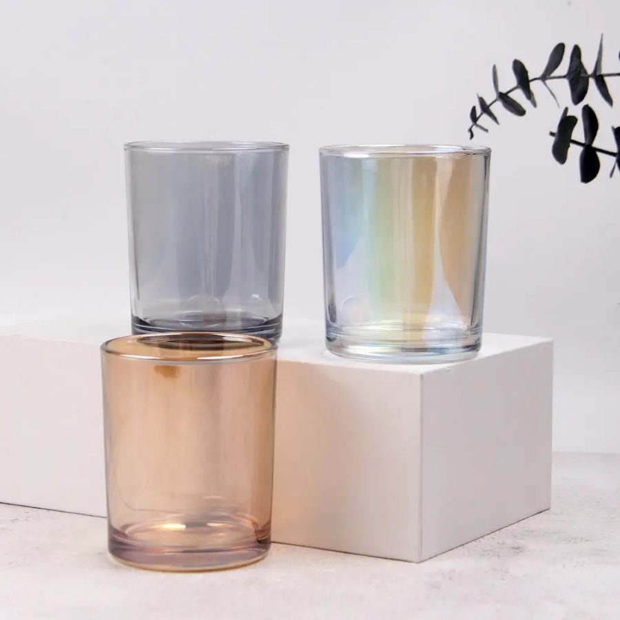 Luxury 200ml custom candle vessels for DIY candle making candle glass jar with lids - Image 6