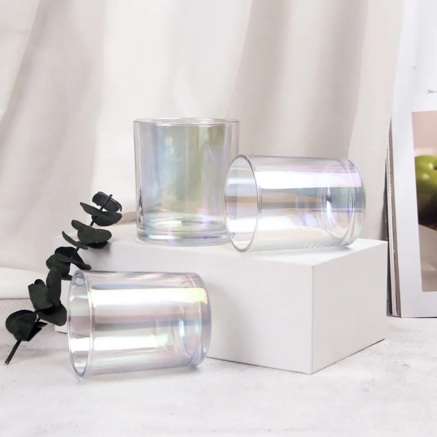 Luxury 200ml custom candle vessels for DIY candle making candle glass jar with lids - Image 5