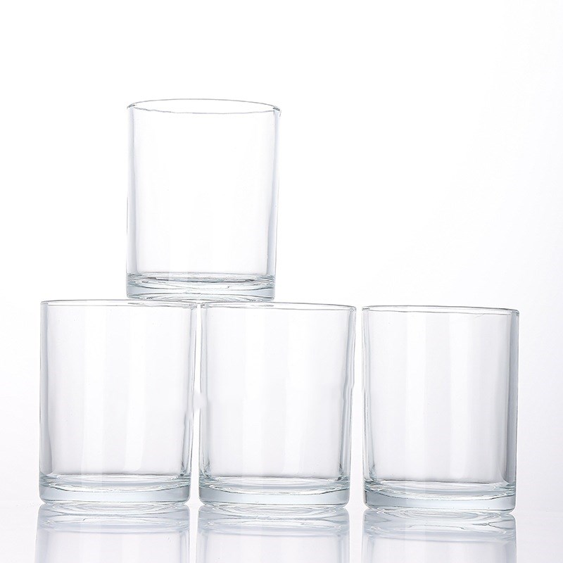 320ml  Home Decor  Glass Candle Cups  Transparent Scented Candlestick Glass Jars for Candle Making