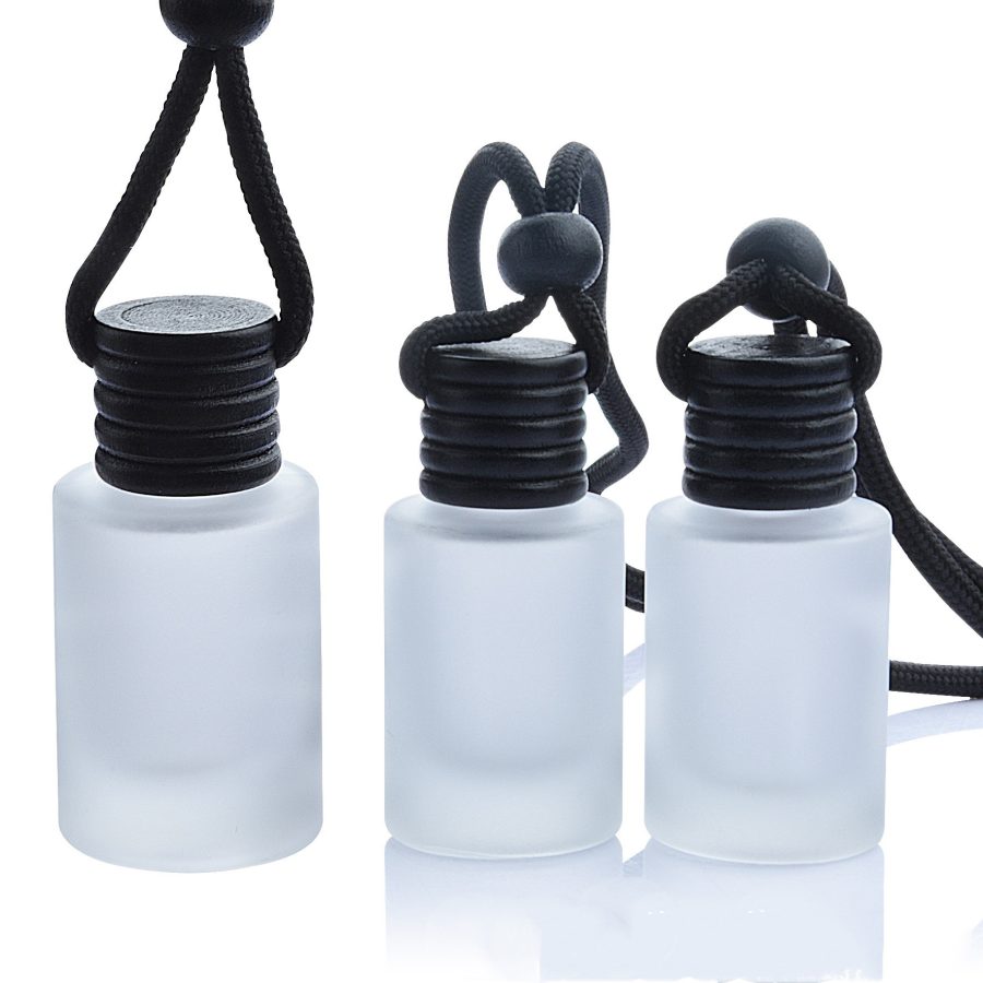 Hanging Car Air Freshener 10ml Oil Diffuser Perfume Aromatherapy Pendant Empty Glass Bottle Fragrance Ornament - Image 5