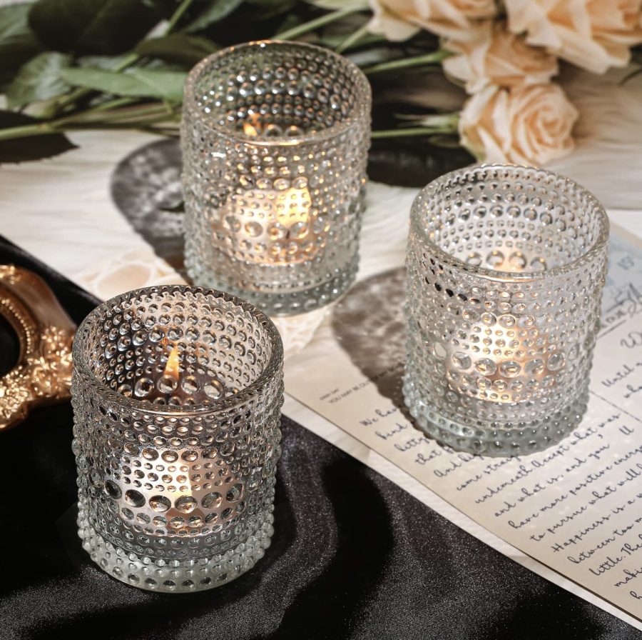 90ml Modern Luxury Glass Candleware Transparent Home Decoration Glass Candle Jar - Image 3