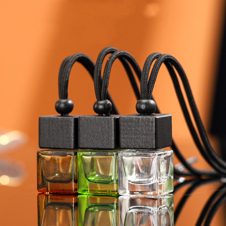 New arrival 8 ml gradient black bulk car scent air fresheners car scent freshener hanging for home fragrance - Image 2