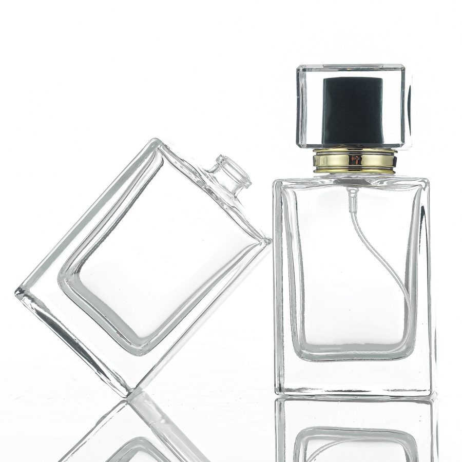 Factory 50ml Square Spray Atomizer Parfum Packaging Bottle Empty Luxury Glass Perfume Bottle - Image 5