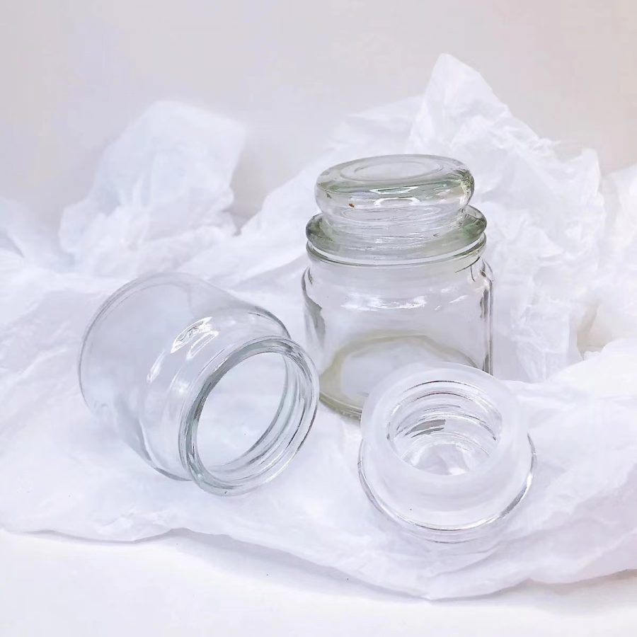 Factory 100ml promotion Yankee style glass jar scented candles with glass lid used as party decoration - Image 4