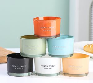 140ml Soy wax essential oil fragrance candle cup romantic dining table DIY fragrance empty jar