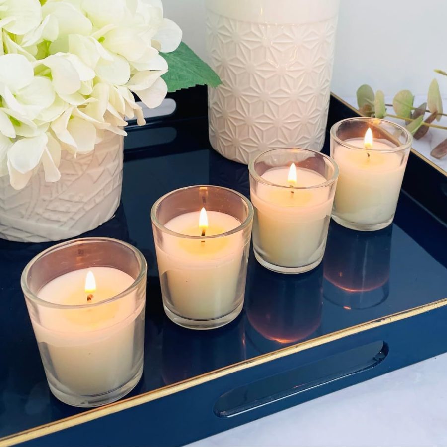 Empty 80ml clear transparent candle glass jar luxury candle holder for candle making - Image 3