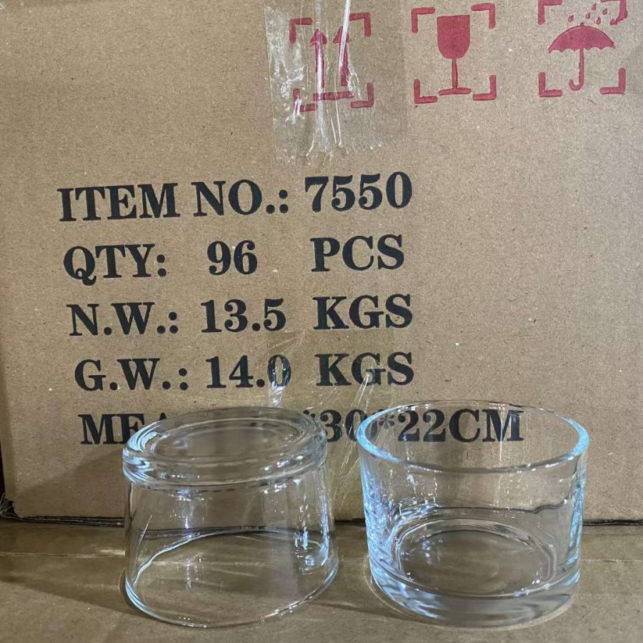 Empty 140ml Clear scented glass candle holder votive glass candle container tealight glass candleholder - Image 5