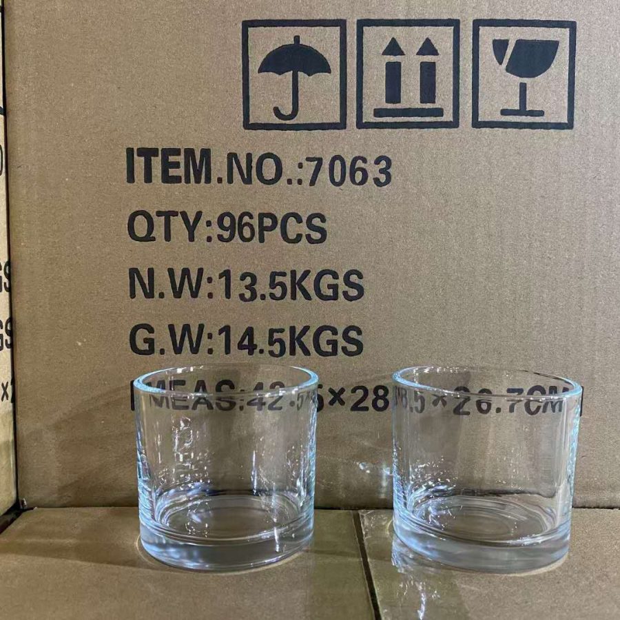 Hot Selling 7063 155ml  Glass Candle Jar with Bamboo Lid Thick Bottom Glass Candle Cup Glass Vessel for Candle Making - Image 4