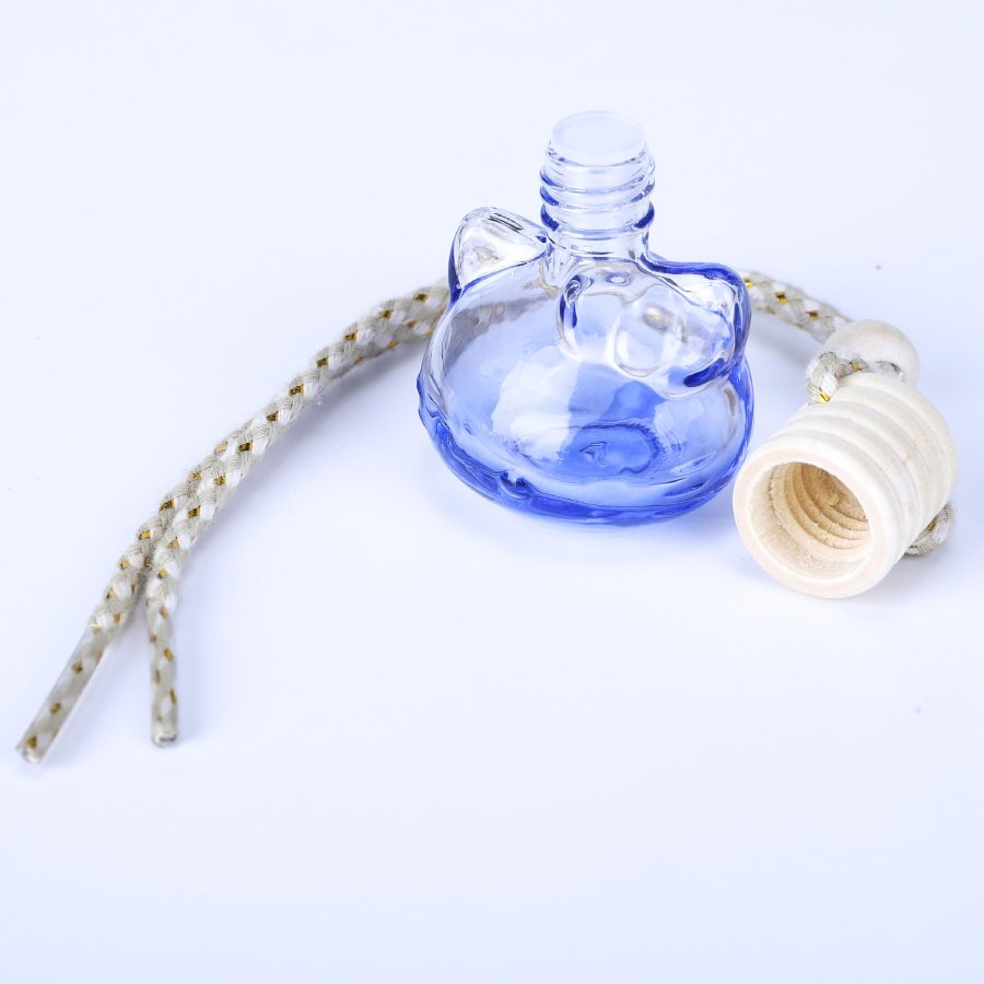 10ml hello kitty colored hanging car air fresher perfume glass bottle - Image 4
