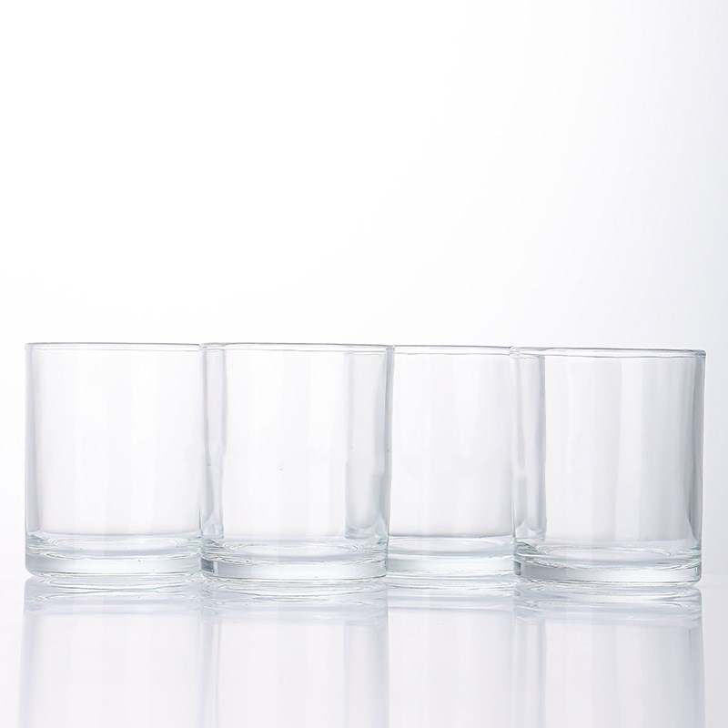 Empty 140ml luxury candle glass jar