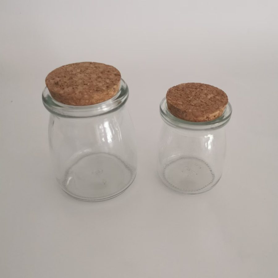 Factory 100ml 150ml 200ml wholesale clear glass pudding cup scented candle with cork lid - Image 6