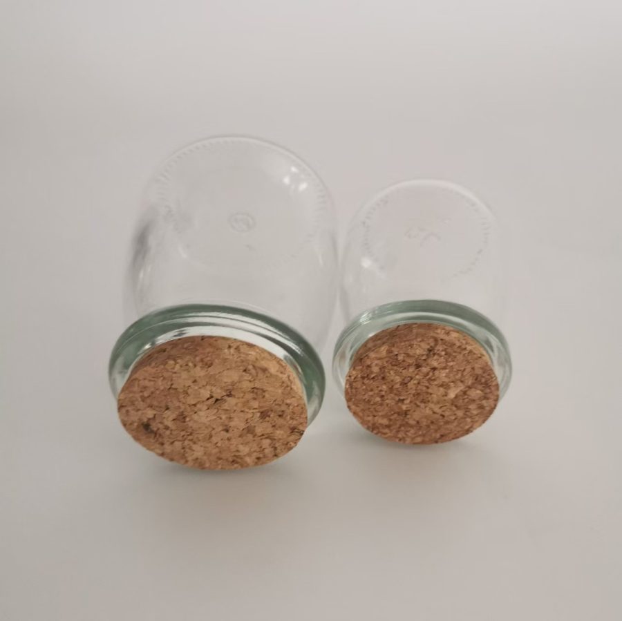 Factory 100ml 150ml 200ml wholesale clear glass pudding cup scented candle with cork lid - Image 5