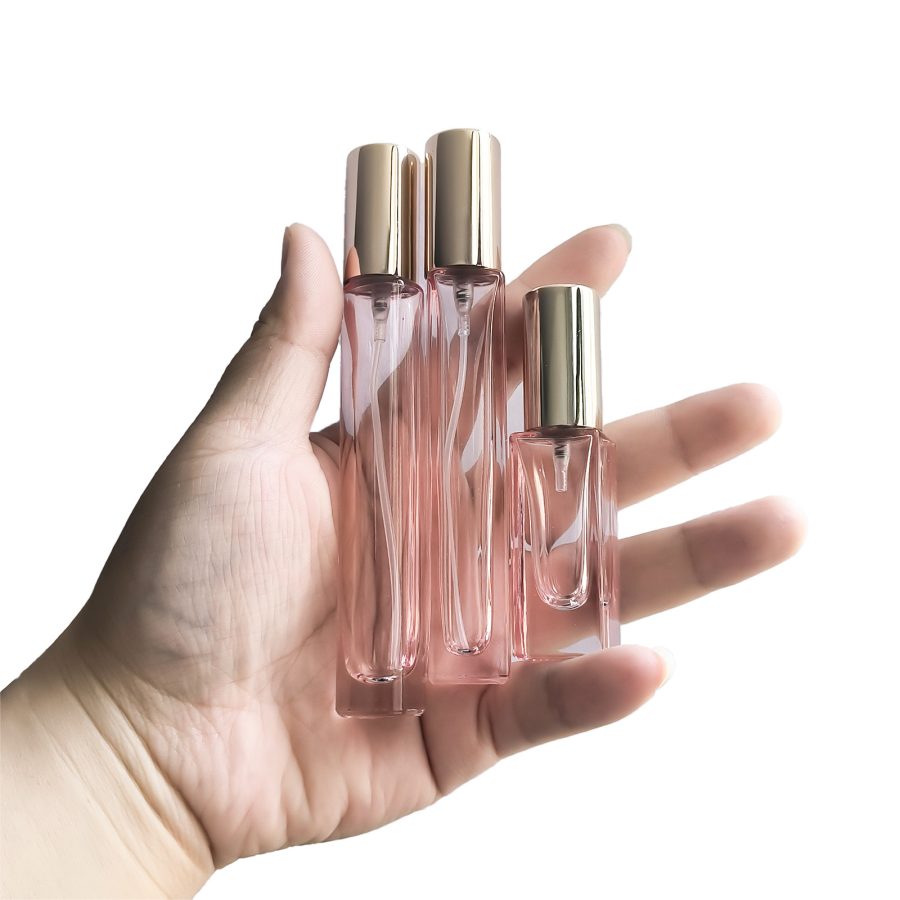 5ml 10ml 15ml square fine mist spray  perfume glass bottle - Image 3