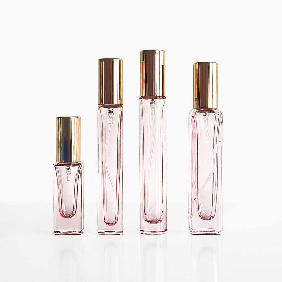 5ml 10ml 15ml square fine mist spray  perfume glass bottle