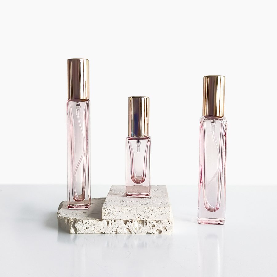 5ml 10ml 15ml square fine mist spray  perfume glass bottle - Image 2