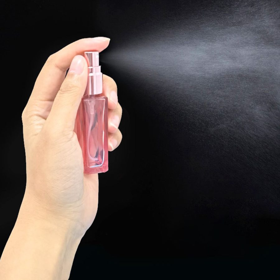 5ml 10ml 15ml square fine mist spray  perfume glass bottle - Image 4