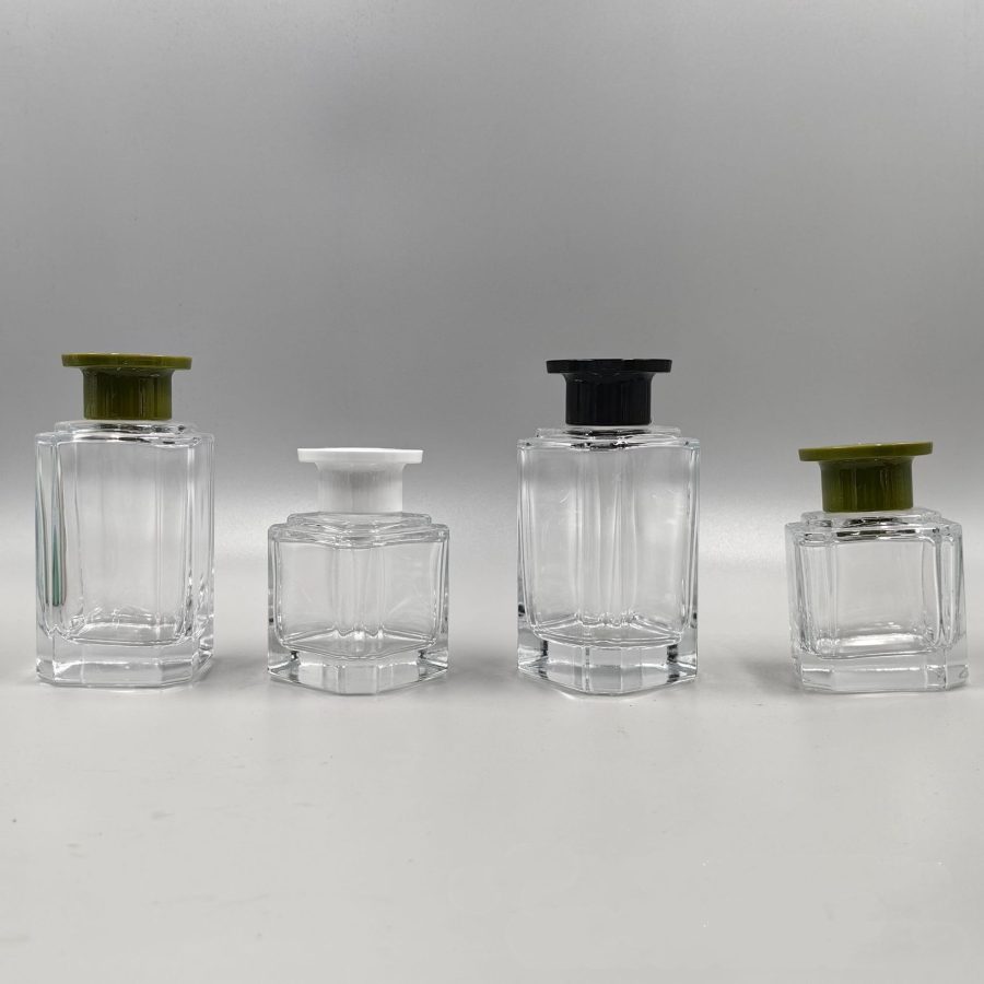 Factory price 100ml 200ml air fresher reed diffuser fragrance glass bottle with cap - Image 7