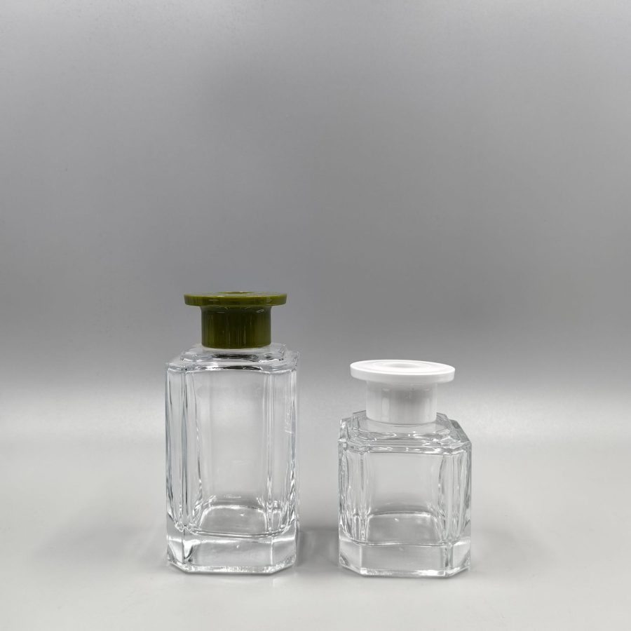 Factory price 100ml 200ml air fresher reed diffuser fragrance glass bottle with cap - Image 5