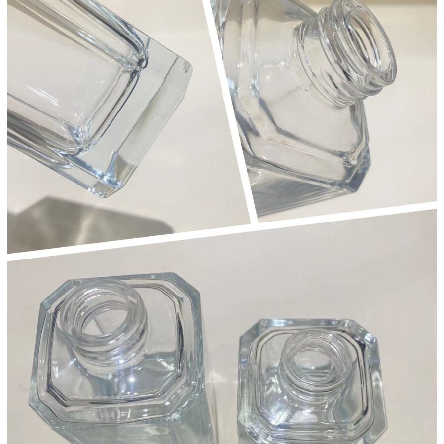 Factory price 100ml 200ml air fresher reed diffuser fragrance glass bottle with cap - Image 6