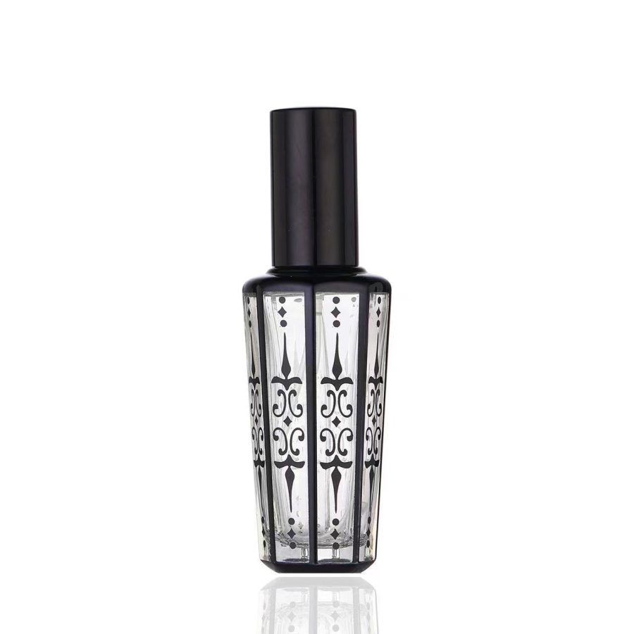 15ML  UV Carved Glass Bottle Perfume Spray Bottle Sub-bottling Cosmetic Hydration Empty Bottle - Image 5
