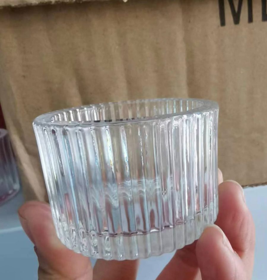 Factory supplier 50ml 100ml 200ml transparent candle glass jar - Image 4