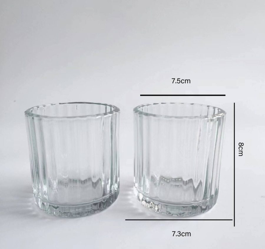 Factory supplier 50ml 100ml 200ml transparent candle glass jar - Image 3
