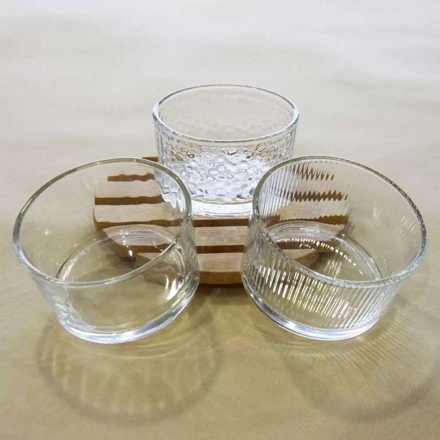 7oz 200ml mini glass candle jar with glass cap for candle candy making - Image 2