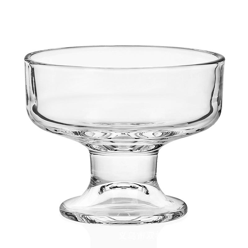 Transparent Candle Glass Jar Vessels Glass Tall Dessert Bowl Ice Cream Cup Pudding Yogurt Salad