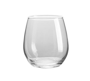 Egg shaped 340ml clear candle vessels glass jar  for candle Diy