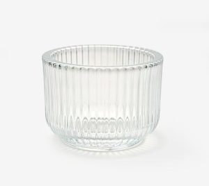 Wholesale 390ml 13oz transparent candle glass vessels jar for candle making