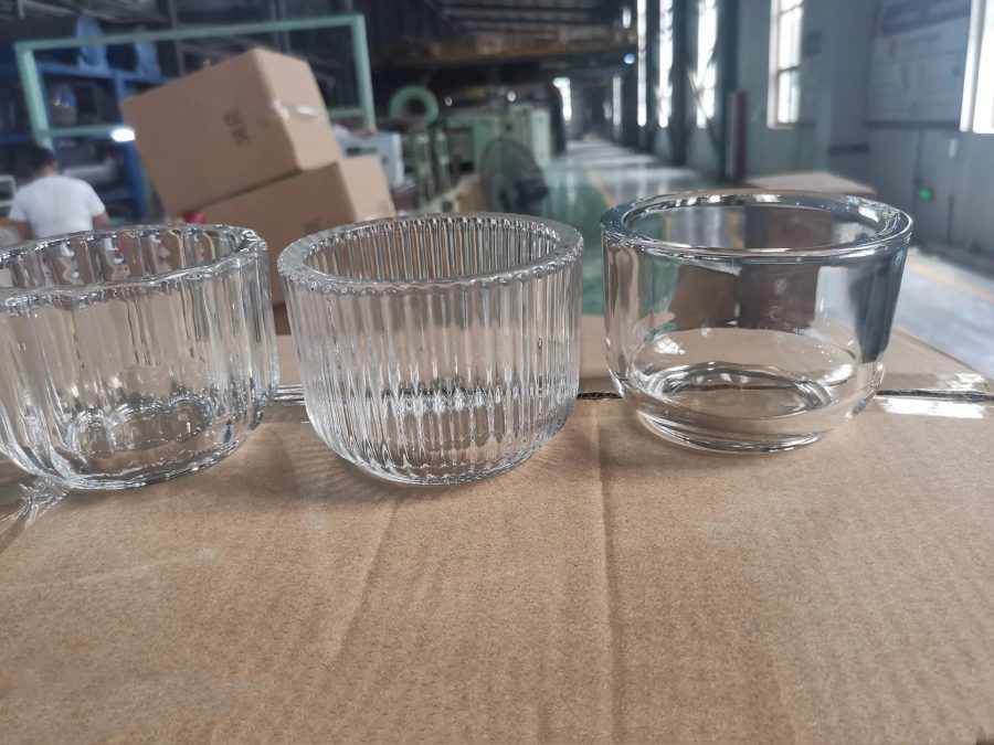 Hot selling 390ml 13oz transparent candle glass vessels jar for candle making - Image 3