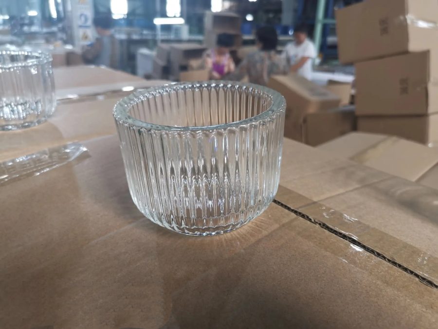 Hot selling 390ml 13oz transparent candle glass vessels jar for candle making - Image 2