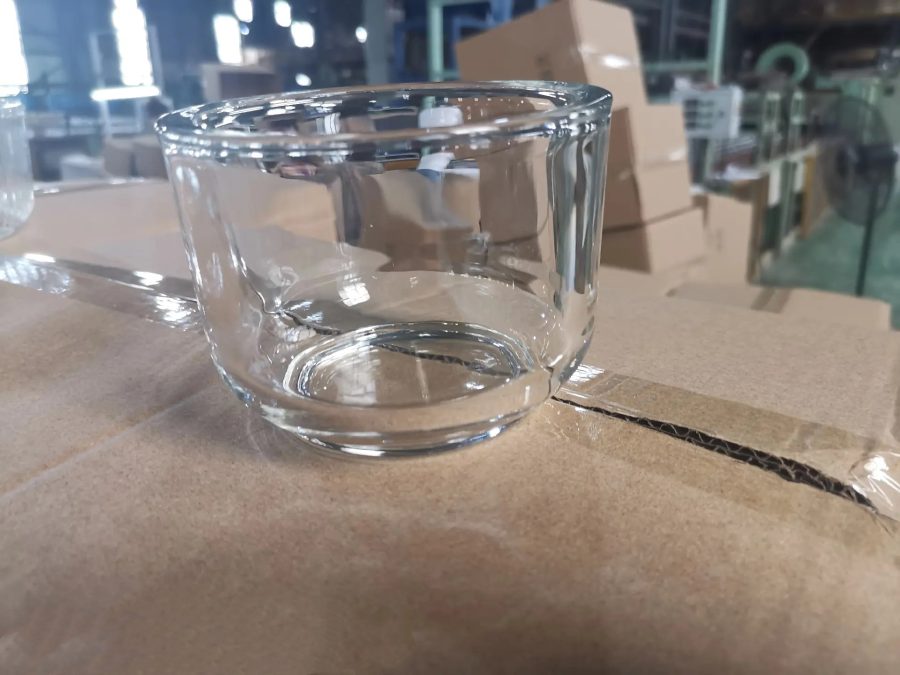 Hot selling 390ml 13oz transparent candle glass vessels jar for candle making - Image 5